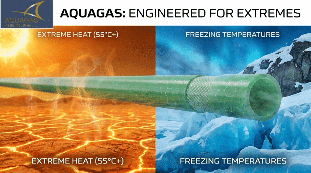 Weather-Resistant PP-RCT Piping Solutions | Aquagas Plastics