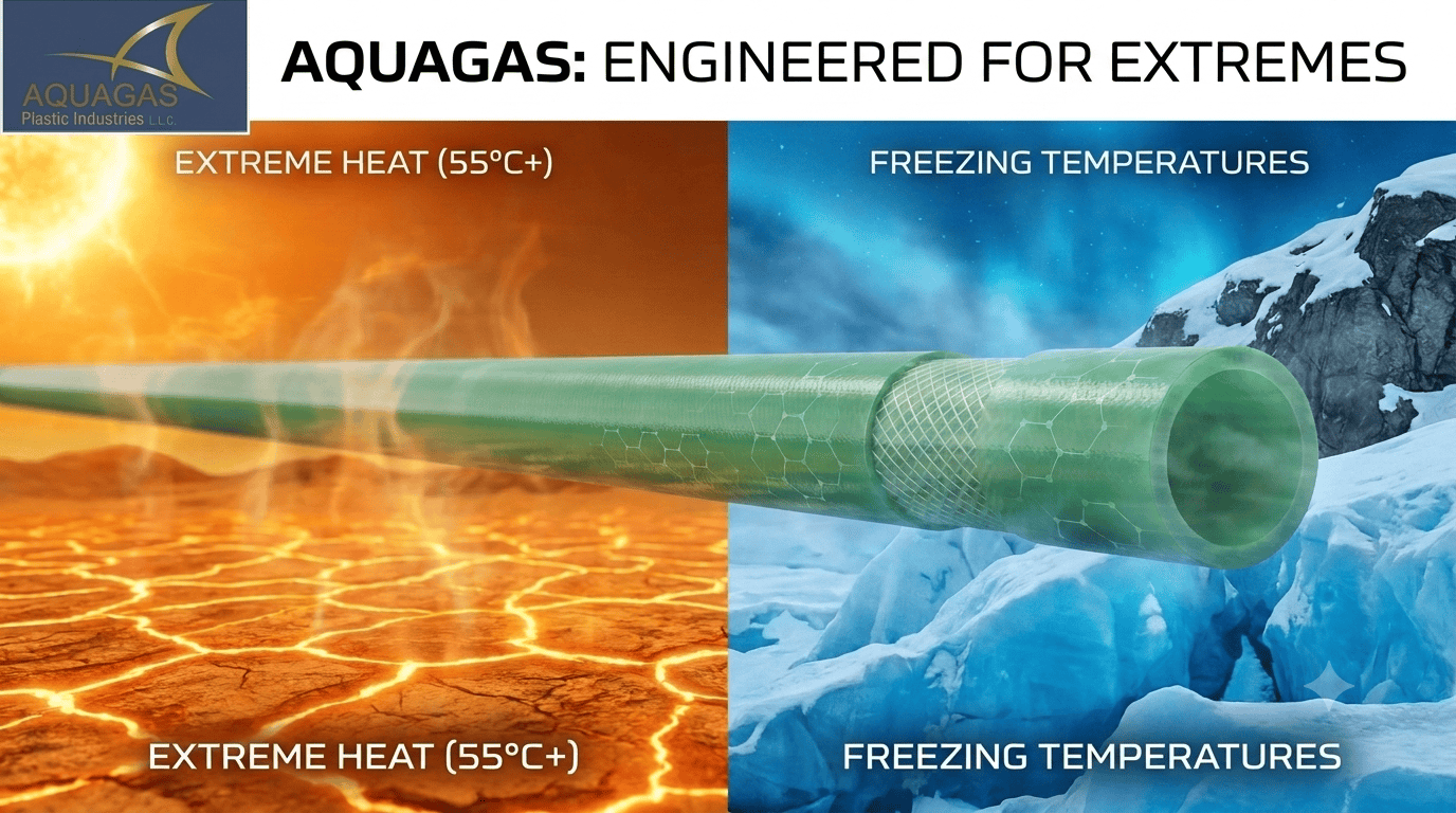 From Boiling Deserts to Freezing Highs: Why Modern PP-RCT Pipes Don’t Crack Under Extreme Weather