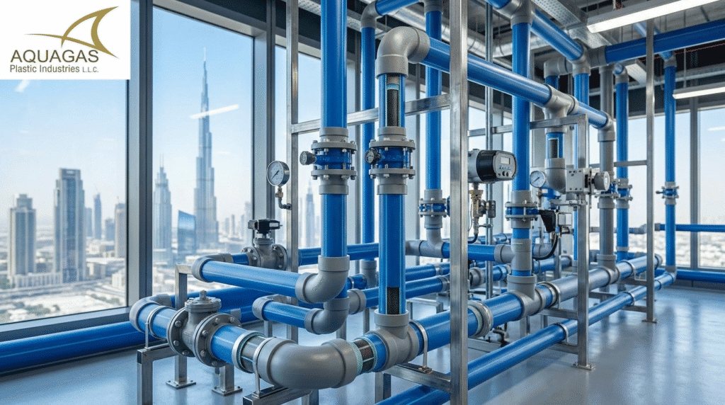 Hot Water PP-RCT Pipe & Riser Solutions UAE | Aquagas