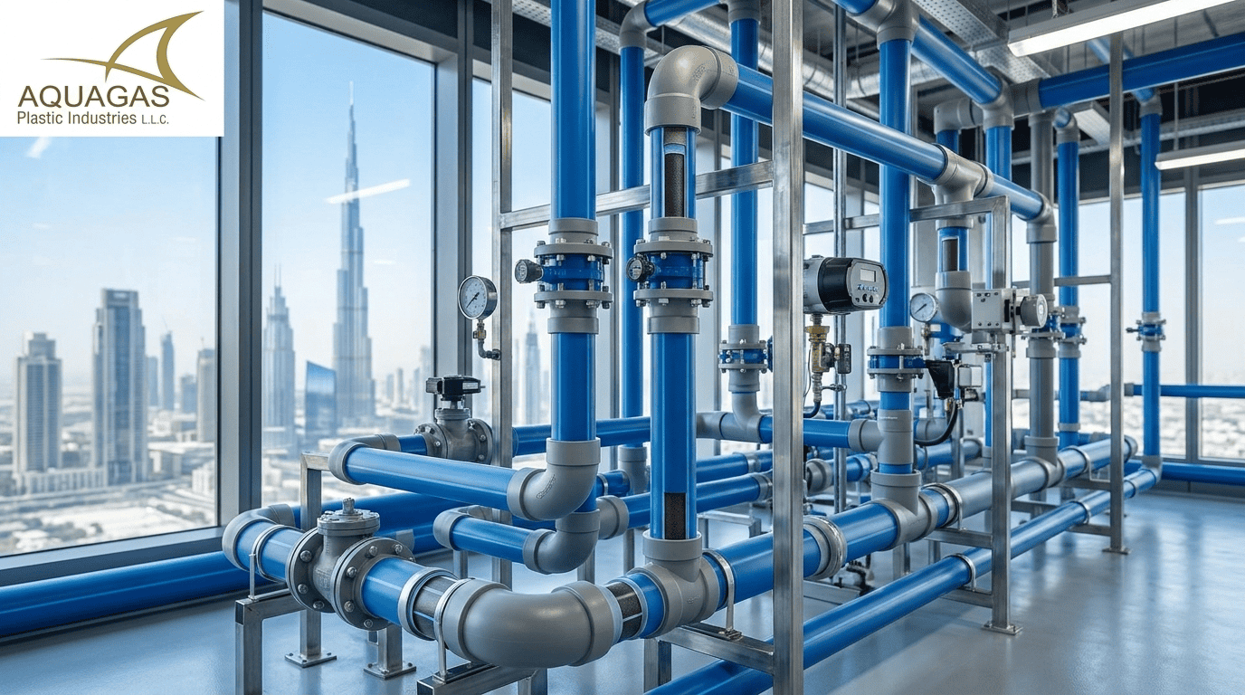 Defeating Thermal Expansion in Centralized Hot Water Loops: Glass-Fiber Reinforced PP-RCT for UAE Mega-Projects