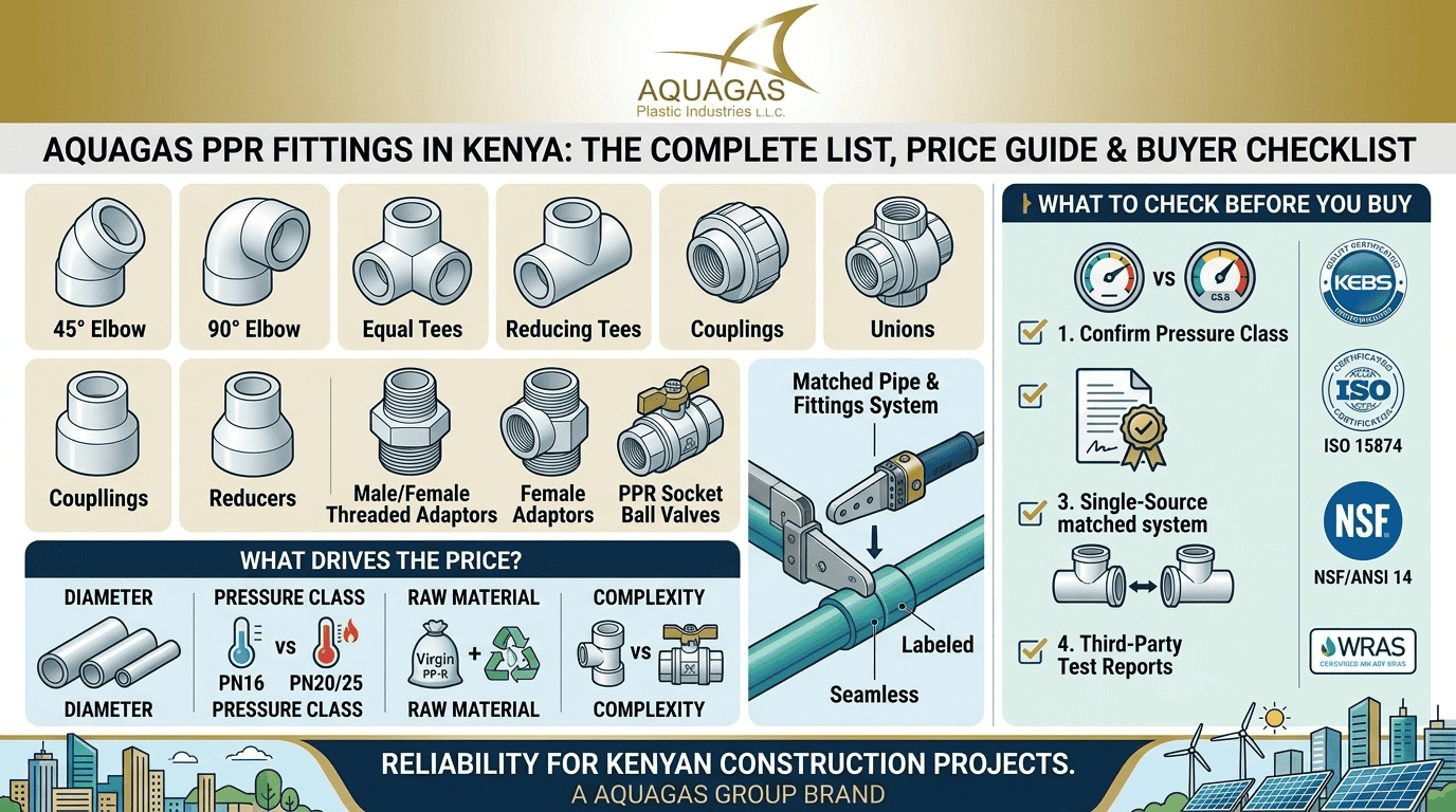 PPR Fittings in Kenya: The Complete List, Price Guide, and What to Check Before You Buy