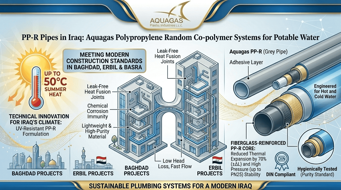 PPR Pipes in Iraq: The New Standard for Modern Construction and Water Systems