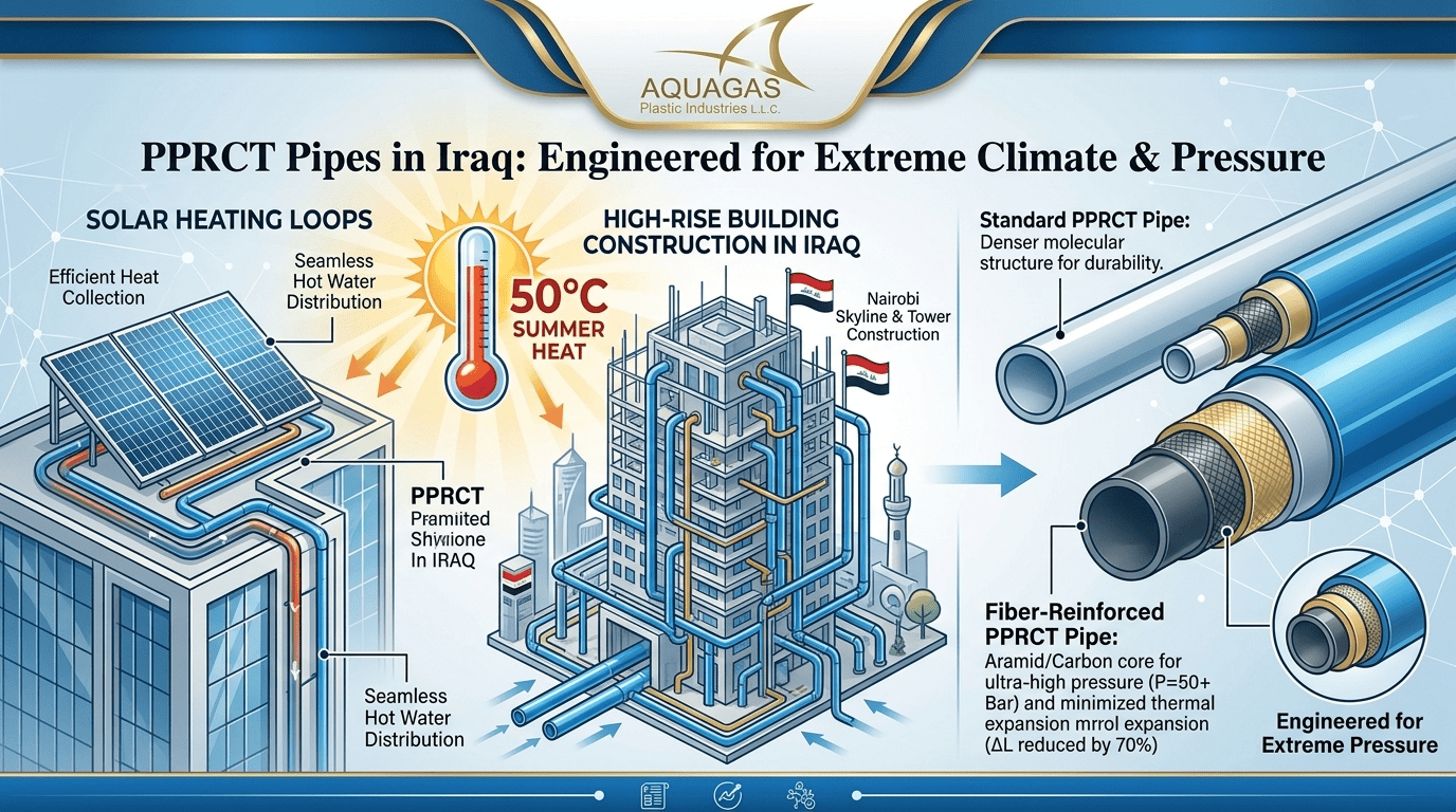 PPRCT Pipes in Iraq: Engineered to Survive 50°C Summers and High-Rise Water Pressure