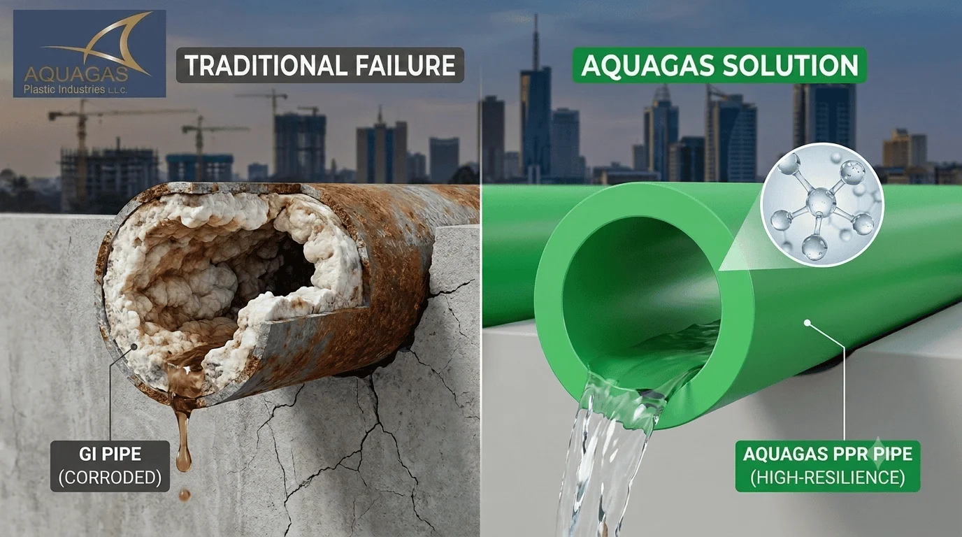 Heavy-Duty PPR Pipes & Plumbing Solutions Kenya | Aquagas